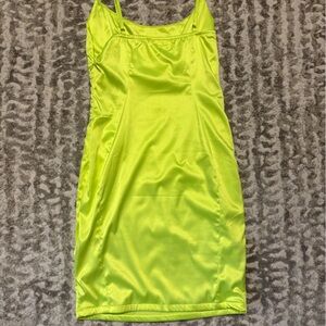 Vibrant Lime Green Kids One Piece